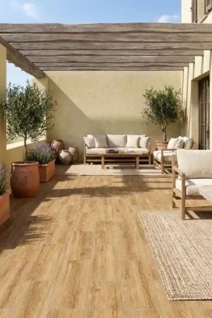 Retour Gratuit Carrelage BOREAL ROBLE 20x120 cm Effet Bois antidérapant R11